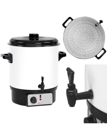 Katilas karštai kavai karštam vynui su čiaupu 1800W 27L Katilas karštai kavai karštam vynui su čiaupu 1800W 27L