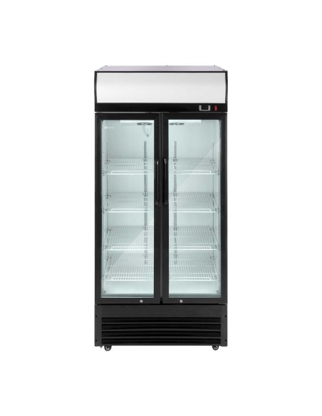 Šaldytuvas šaldytuvas dvigubo stiklo gėrimų spintelė 2-8C 630L