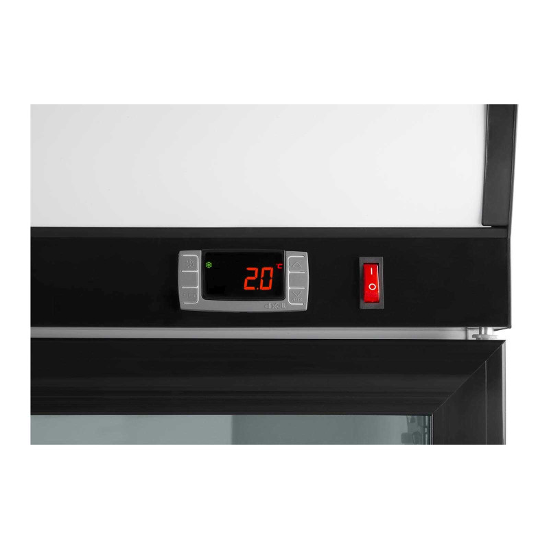 Šaldytuvas šaldytuvas dvigubo stiklo gėrimų spintelė 2-8C 630L