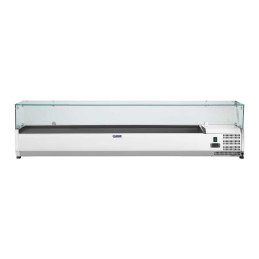 Aušinimo viršus su stikliniu dangteliu 9x GN1/4 180cm