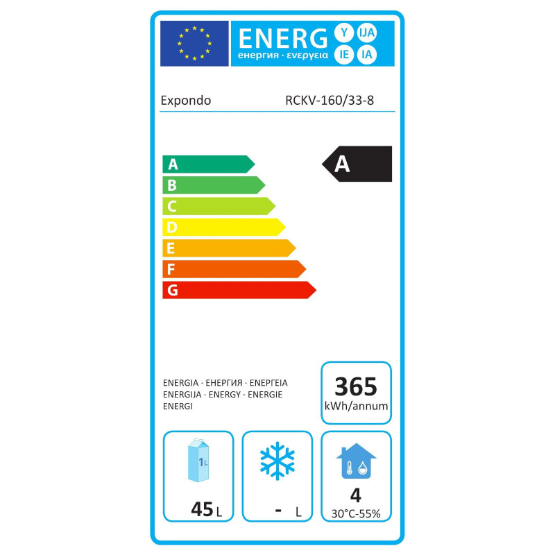 Aušinimo viršus su stikliniu dangteliu 7x GN1/4 160cm