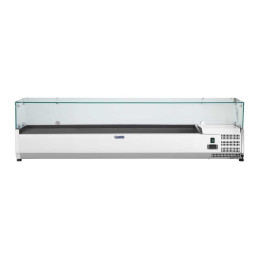 Aušinimo viršus su stikliniu dangteliu 8x GN1/3 180cm