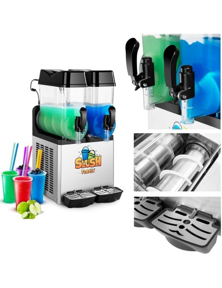 Granitor dozatorius gėrimų prietaisas slush double granite 2x 12L Granitor dozatorius gėrimų prietaisas slush double granite 2x 12L