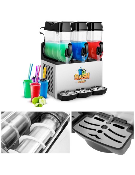 Granitor dozatorius gėrimų prietaisas slush trigubas granitas 3x 12L Granitor dozatorius gėrimų prietaisas slush trigubas granitas 3x 12L