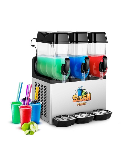 Granitor dozatorius gėrimų prietaisas slush trigubas granitas 3x 12L Granitor dozatorius gėrimų prietaisas slush trigubas granitas 3x 12L
