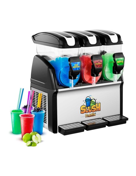 Granitor dozatorius gėrimų prietaisas slush trigubas granitas 3x 15L