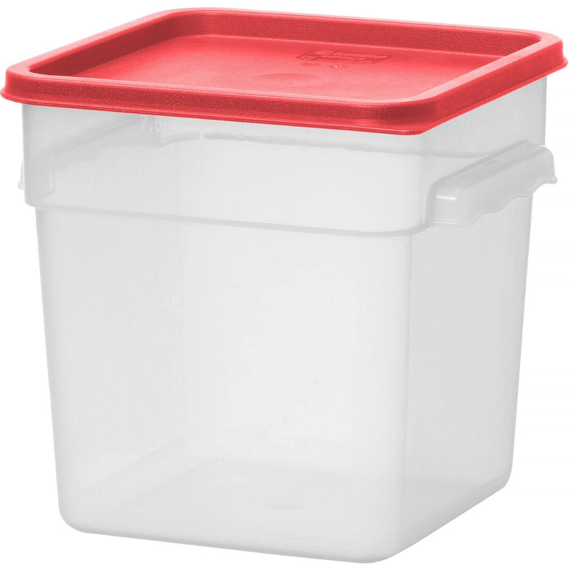 Maisto indas maistui laikyti su padalijimu 7,6 l 235 x 235 x 230 mm - Hendi 870938