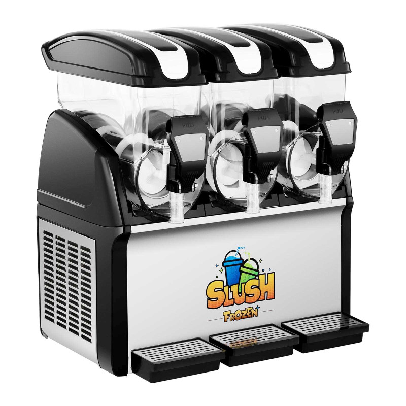 Granitor dozatorius gėrimų prietaisas slush trigubas granitas 3x 15L