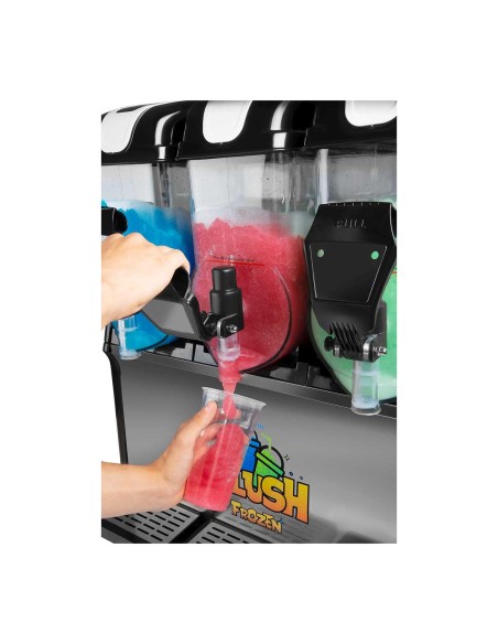 Granitor dozatorius gėrimų prietaisas slush trigubas granitas 3x 15L