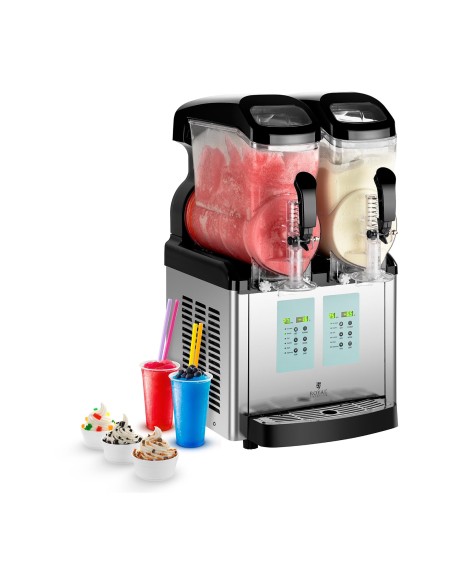 Granitor dozatoriaus gėrimų prietaisas slush ledai dvigubas 2x 6L Granitor dozatoriaus gėrimų prietaisas slush ledai dvigubas 2x 6L