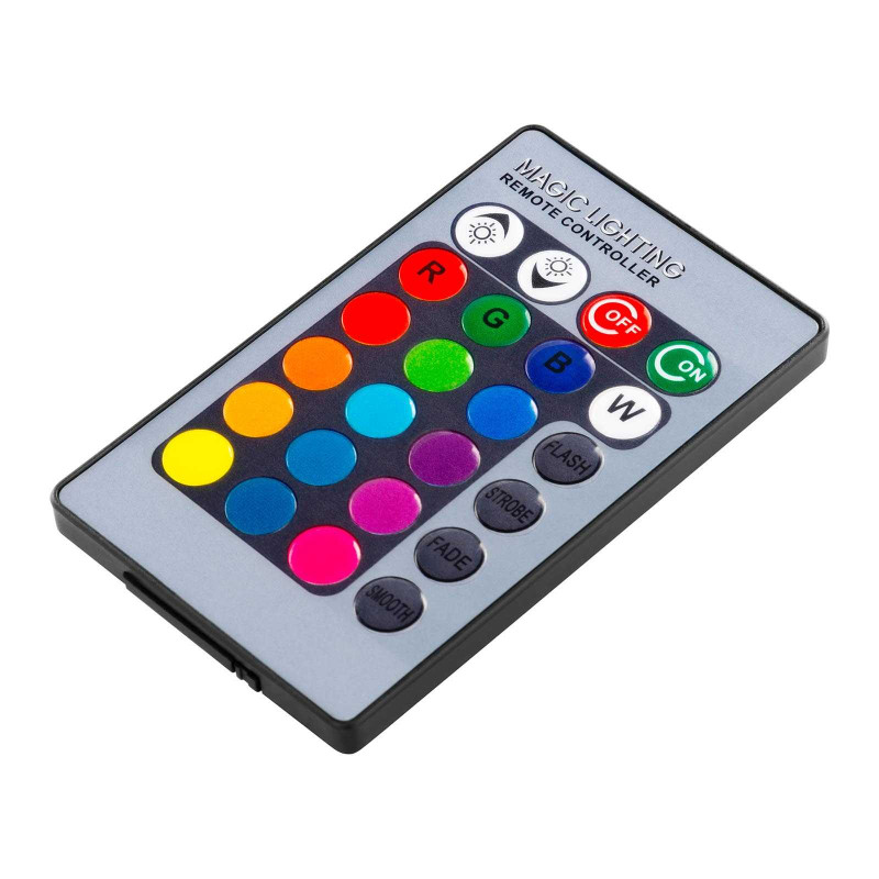 RGB LED lemputė keičiasi spalvas 16 spalvų 5 režimai 5W + nuotolinio valdymo pultas