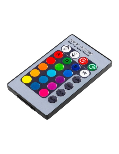 RGB LED lemputė keičiasi spalvas 16 spalvų 5 režimai 5W + nuotolinio valdymo pultas RGB LED lemputė keičiasi spalvas 16 spalvų 5 režimai 5W + nuotolinio valdymo pultas