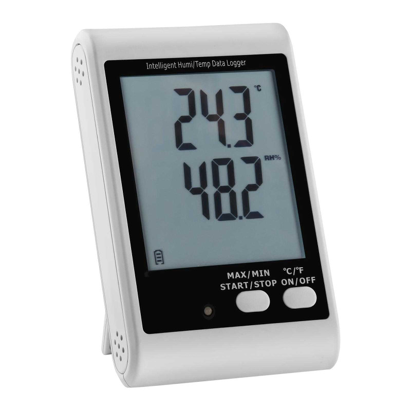 Termohigrometro temperatūros ir drėgmės registratoriaus diapazonas 0 - 100% -35 - 70C USB