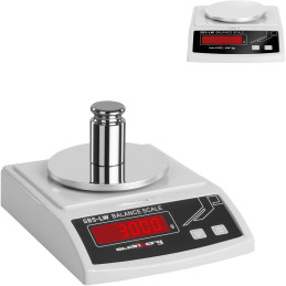 Tikslios laboratorinės svarstyklės su LED ekranu 3000g / 0,1g