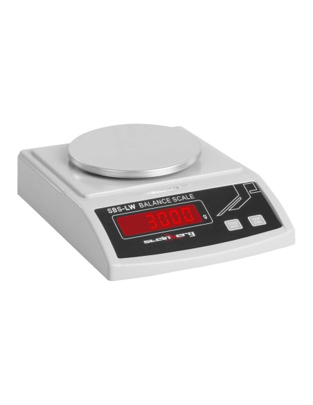 Tikslios laboratorinės svarstyklės su LED ekranu 3000g / 0,1g Tikslios laboratorinės svarstyklės su LED ekranu 3000g / 0,1g