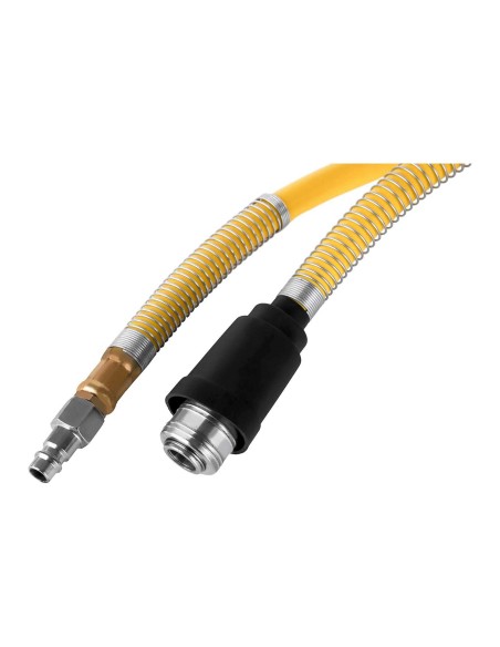 Sieninė automatinė ritė su pneumatine žarna kompresoriaus prijungimui 1/4 ilgio 22m Sieninė automatinė ritė su pneumatine žarna kompresoriaus prijungimui 1/4 ilgio 22m