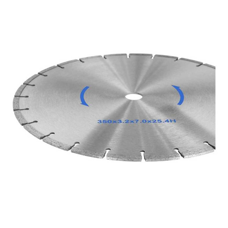 Akmens pjovimo diskinis pjūklas su deimantiniu pjūklu Dia. 350/25,4 mm