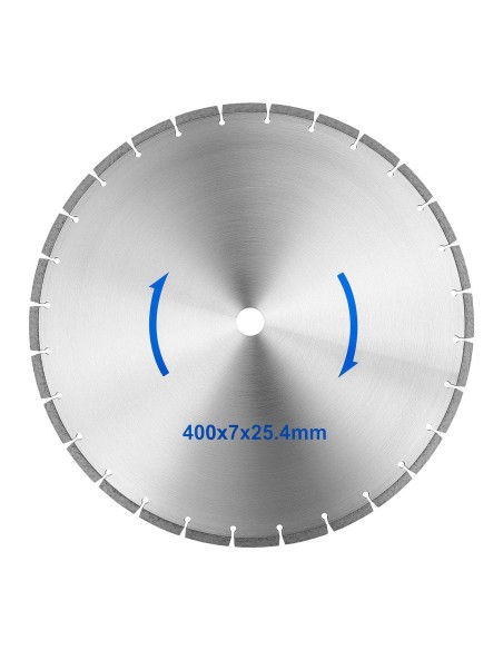 Akmens pjovimo diskinis pjūklas su deimantiniu pjūklu Dia. 400/25,4 mm Akmens pjovimo diskinis pjūklas su deimantiniu pjūklu Dia. 400/25,4 mm