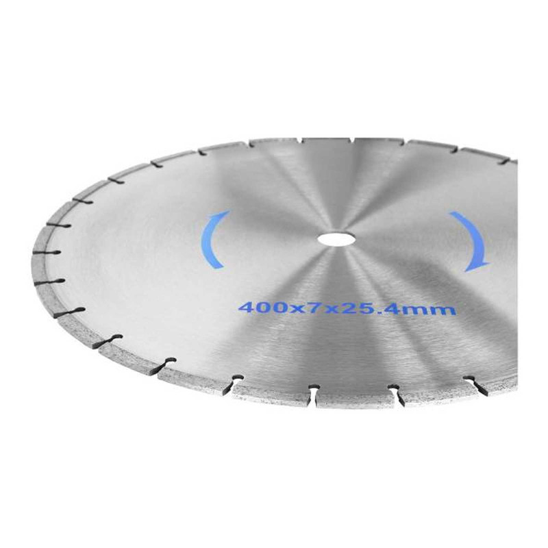 Akmens pjovimo diskinis pjūklas su deimantiniu pjūklu Dia. 400/25,4 mm