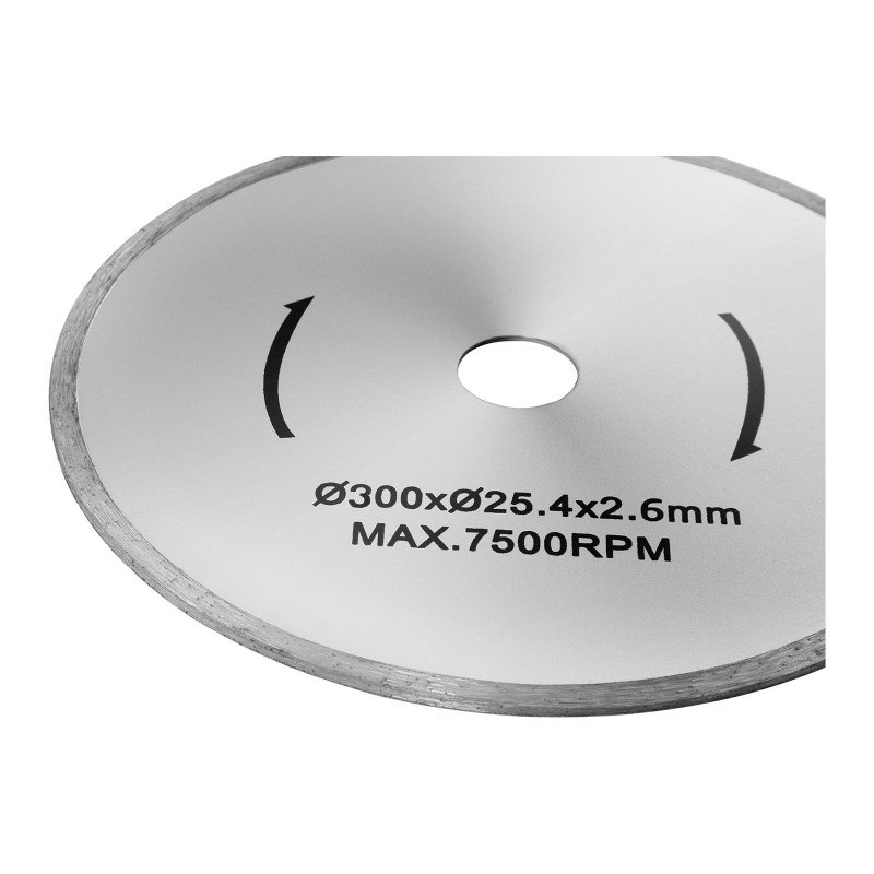 Akmens pjovimo diskinis pjūklas su deimantiniu pjūklu Dia. 300/25,4 mm