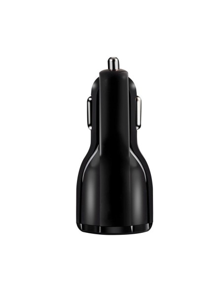 2xUSB automobilinis pakrovejas juodas