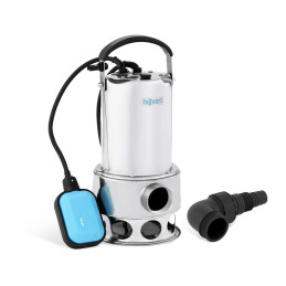 Panardinamas sodo siurblys, nerūdijantis plienas, 1100W 17000l/h iki 9,5m
