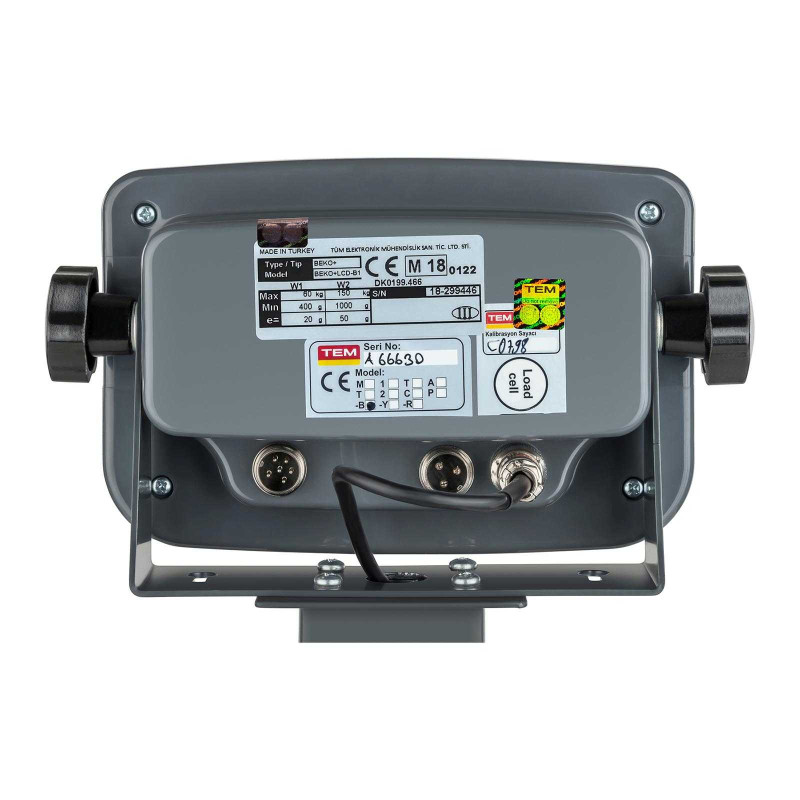 Legalizuotos sandėlio platforminės svarstyklės BEKO+ TEM RS232 150kg / 50g