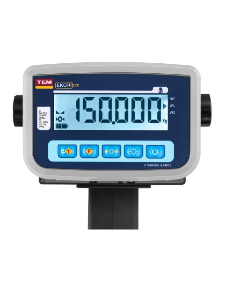Legalizuotos sandėlio platforminės svarstyklės BEKO+ TEM RS232 150kg / 50g Legalizuotos sandėlio platforminės svarstyklės BEKO+ TEM RS232 150kg / 50g