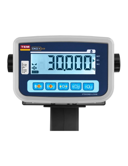 Legalizuotos sandėlio platforminės svarstyklės BEKO+ TEM RS232 30kg / 10g Legalizuotos sandėlio platforminės svarstyklės BEKO+ TEM RS232 30kg / 10g