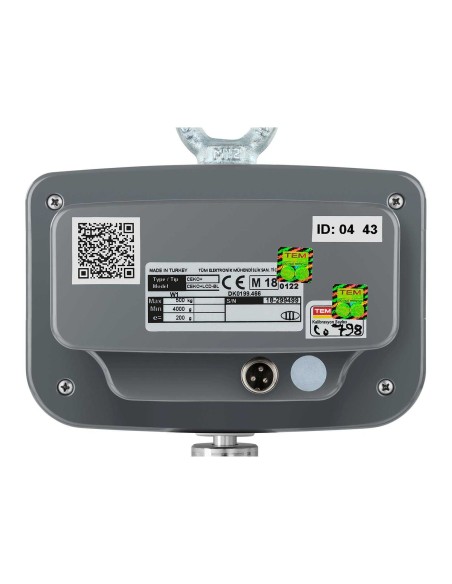Pakabinamos svarstyklės sertifikuotos Bluetooth CEKO+ TEM 500kg / 200g Pakabinamos svarstyklės sertifikuotos Bluetooth CEKO+ TEM 500kg / 200g