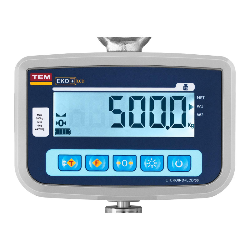 Pakabinamos svarstyklės sertifikuotos Bluetooth CEKO+ TEM 500kg / 200g