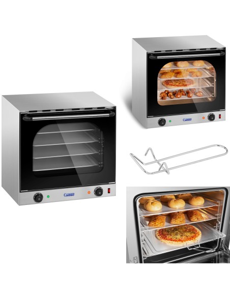 Konvekcinė orkaitė 4 lygių 2400 W + 4 x padėklas Konvekcinė orkaitė 4 lygių 2400 W + 4 x padėklas