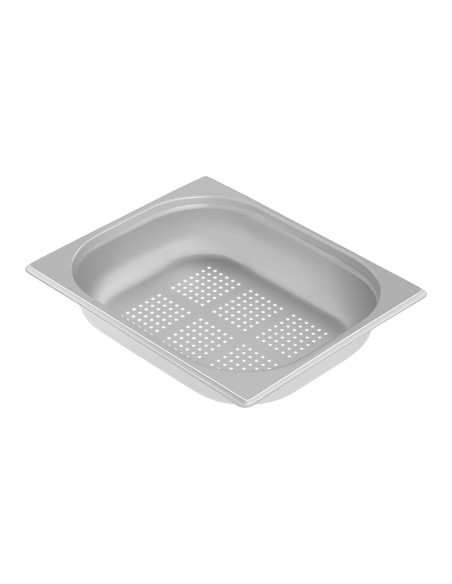 Perforuotas gastronominis indas iš plieno GN1/2 gylis 65 mm