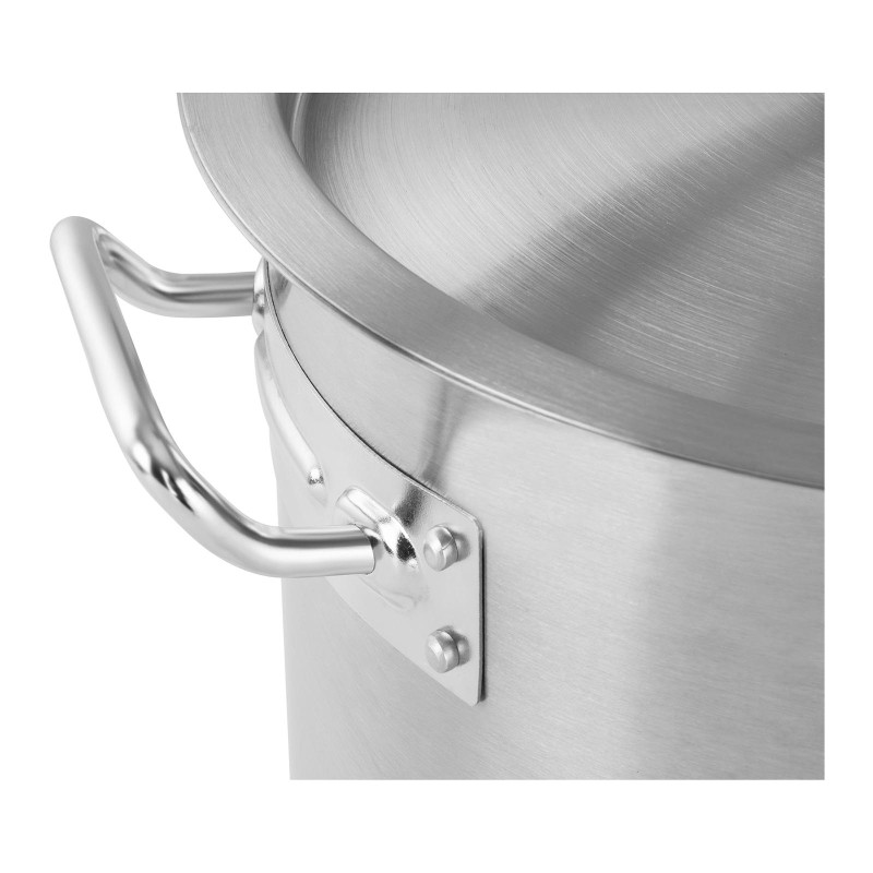 Maitinimo puodas su dangčiu, nerūdijančio plieno, indukcinei viryklei 50 L