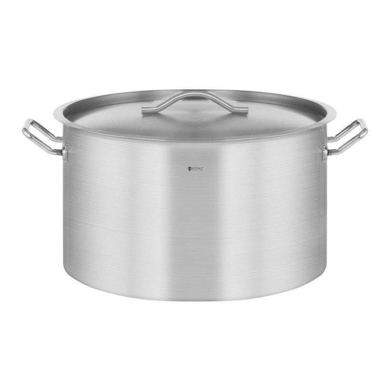 Maitinimo puodas su dangčiu, nerūdijančio plieno, indukcinei viryklei 58 L