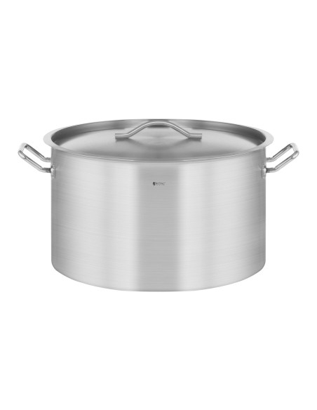 Maitinimo puodas su dangčiu, nerūdijančio plieno, indukcinei viryklei 58 L