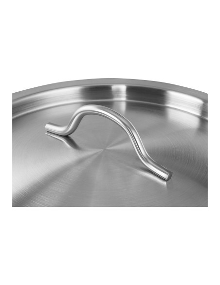 Maitinimo puodas su dangčiu, nerūdijančio plieno, indukcinei viryklei 58 L