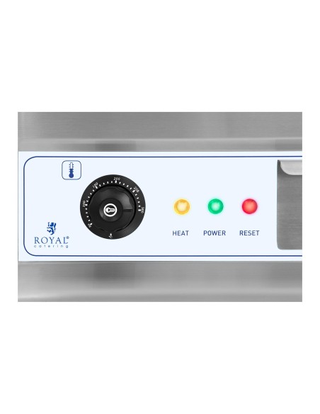 Grilis sklandžiai elektrinis grilio lėkštė 300C 60 cm 2 x 3200W