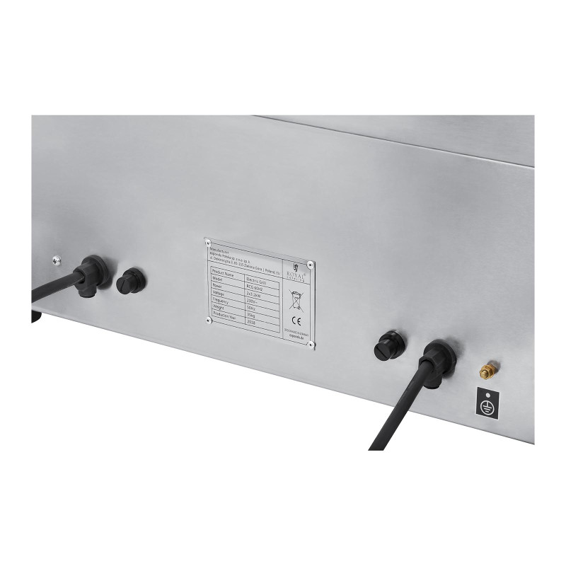 Grilis sklandžiai elektrinis grilio lėkštė 300C 60 cm 2 x 3200W