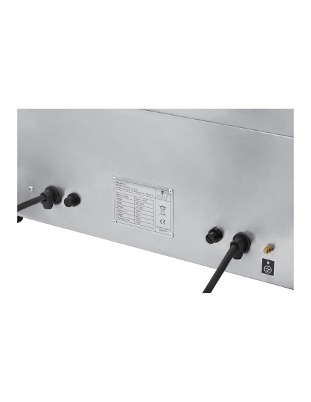 Grilis sklandžiai elektrinis grilio lėkštė 300C 60 cm 2 x 3200W