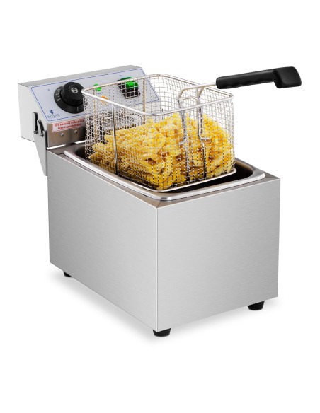 230V 3200W 8 L elektrinė gastronominė gruzdintuvė 230V 3200W 8 L elektrinė gastronominė gruzdintuvė