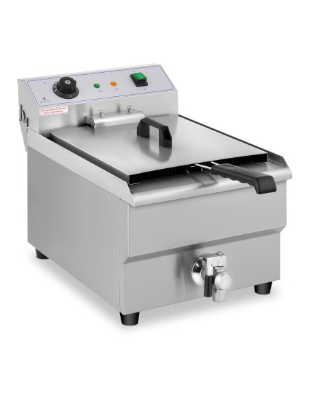 Elektrinė gruzdintuvė su čiaupu 230 V 3500W 16 L