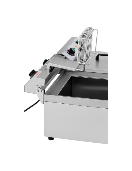 Elektrinė dviguba gruzdintuvė su čiaupu 230 V 2 x 3200 W 2 x 13 L Elektrinė dviguba gruzdintuvė su čiaupu 230 V 2 x 3200 W 2 x 13 L