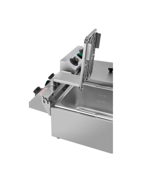 2 x 3200 W LAIKMATIS 230 V 2 x 10 L gastronominė elektrinė gruzdintuvė 2 x 3200 W LAIKMATIS 230 V 2 x 10 L gastronominė elektrinė gruzdintuvė