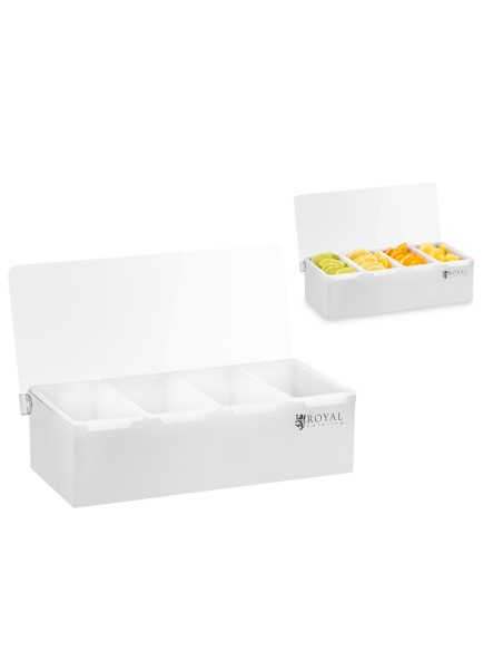 Barmeno indai iš polipropileno gėrimų priedams 4 vnt.+ Korpusas