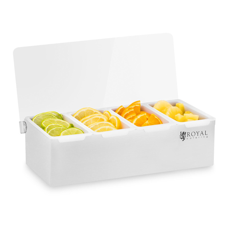 Barmeno indai iš polipropileno gėrimų priedams 4 vnt.+ Korpusas