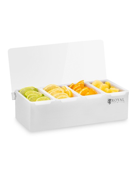 Barmeno indai iš polipropileno gėrimų priedams 4 vnt.+ Korpusas