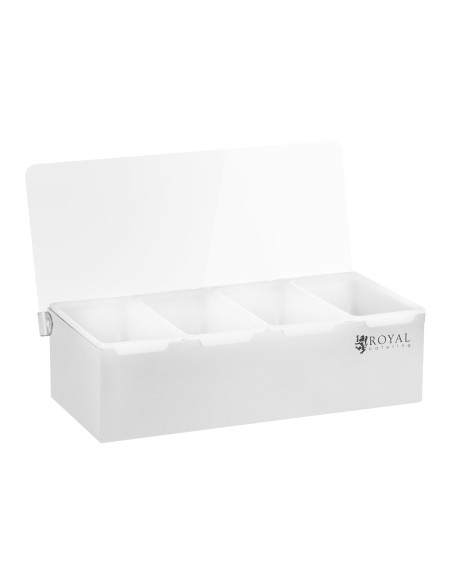 Barmeno indai iš polipropileno gėrimų priedams 4 vnt.+ Korpusas