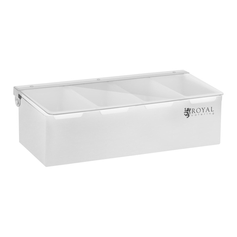 Barmeno indai iš polipropileno gėrimų priedams 4 vnt.+ Korpusas