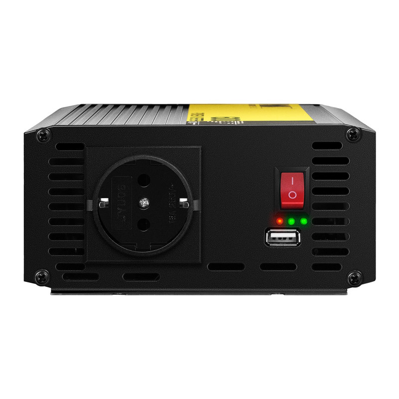 Automobilio įtampos keitiklis 600/1200W akumuliatoriui